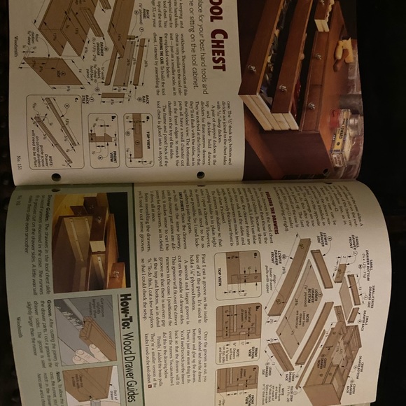 🎉5/$10🎉Woodsmith magazine vol 26 no 151 February / March 2004 oak tool cabinet - Picture 7 of 10